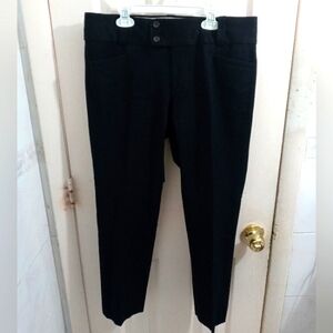 Banana Republic Black Sloan Fit Stretch Pants Size 10
